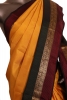 Pure Handloom Contrast Kanjeevaram Silk Saree
